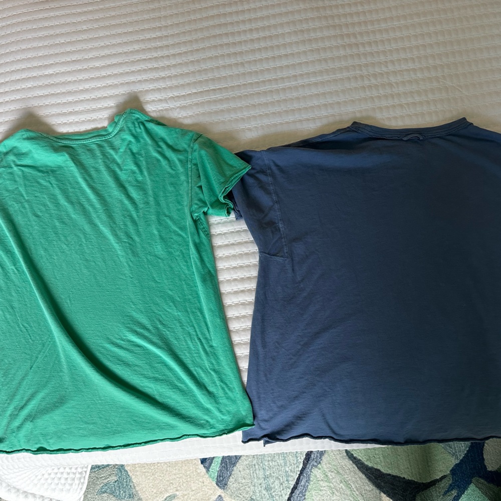 Aerie green & blue oversized T-shirts